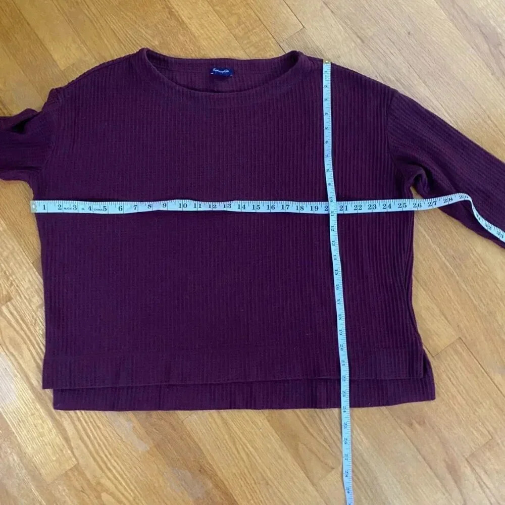 Splendid Waffle Knit Boxy Top - Picture 9 of 9